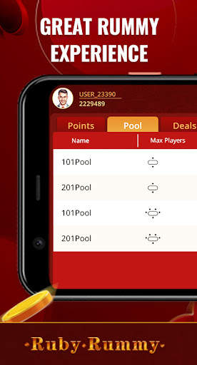 Ruby Rummy screenshot 1