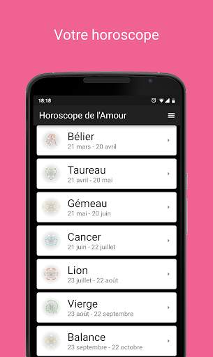Horoscope de l'Amour screenshot 3