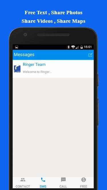 Free global Phone Calls App - free texting SMS screenshot 3