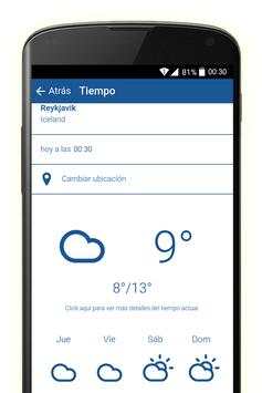 El Tiempo en Islandia screenshot 1