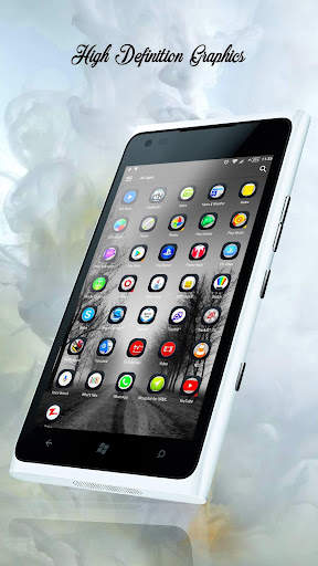 Black Theme and Launcher screenshot 3