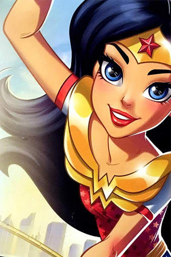 Super Hero Girls HD Wallpaper screenshot 1