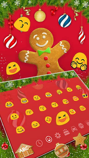 Gingerbread Man Keyboard screenshot 3