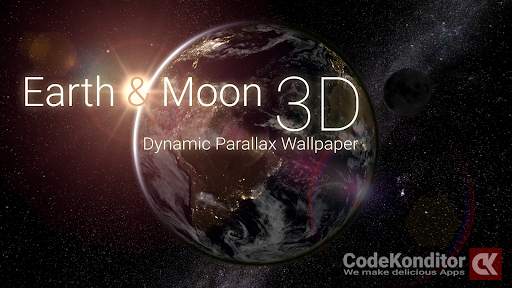 Earth & Moon 3D Live Wallpaper screenshot 4