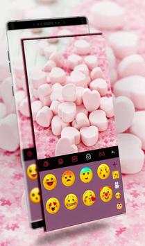 Marshmallow 6.0 Keyboard Theme 4 تصوير الشاشة