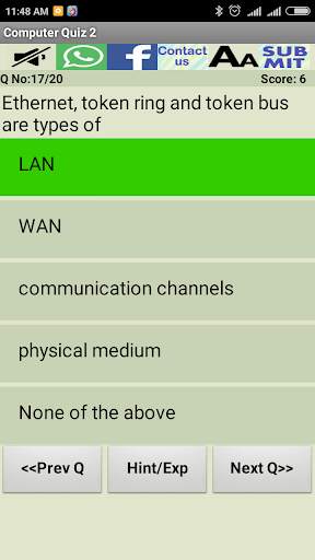 Computer Awareness MCQ for exams screenshot 4