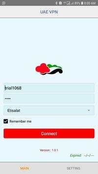 UAE VPN screenshot 2