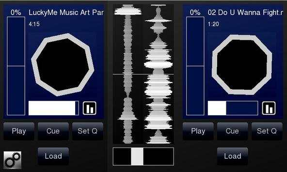 DJPad Free Turntable DJ Mixer screenshot 1