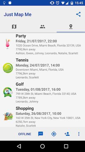 Just Map Me - Share your location in real-time screenshot 5