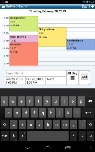 OnSite Calendars screenshot 2
