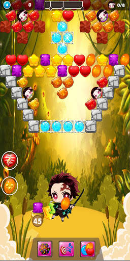 Nezuko Tanjiro Candy Bubble Shooter Rescue screenshot 5