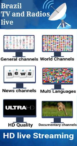 Brazil TV and Radios live 1 تصوير الشاشة