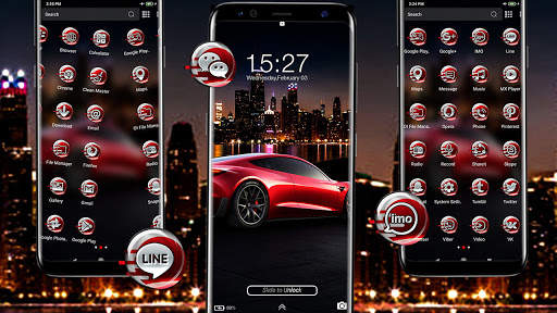 Red Car Theme स्क्रीनशॉट 4