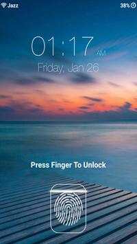 Finger Print Screen Lock Prank screenshot 1