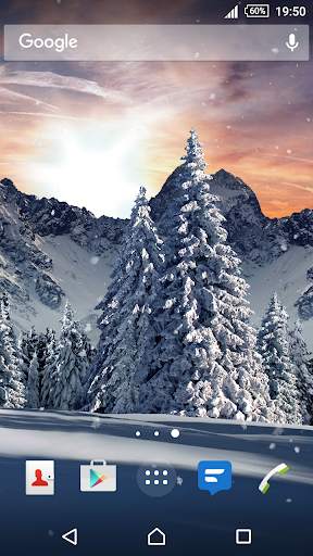 Christmas Snowfall Live Wallpaper screenshot 2