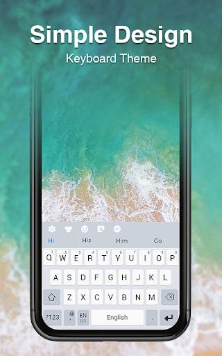 Simple Design Keyboard Theme screenshot 3