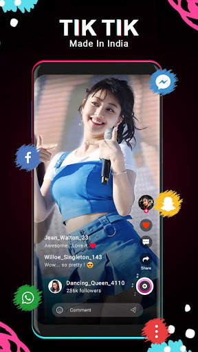 TikTik India -India Short Video Maker Sharing App screenshot 5