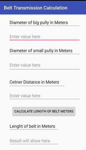 Belt Drive Transmission calculations скриншот 2