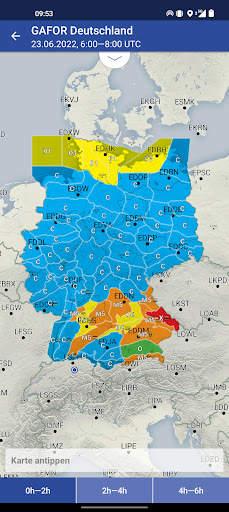 DWD FlugWetter screenshot 2