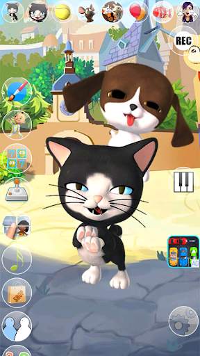 Chat Parler et chiens Jeux d'enfants screenshot 1