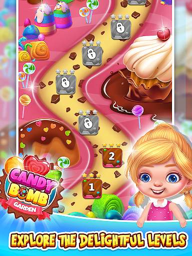 Crazy Candy Blast - Sweet Match 3 Games, Crush it screenshot 1