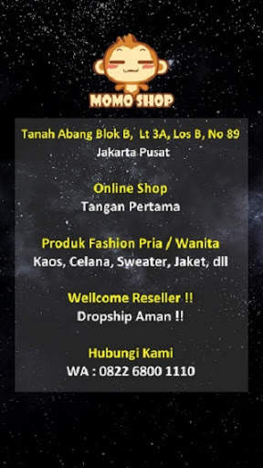 Momo Shop Tanah Abang screenshot 1