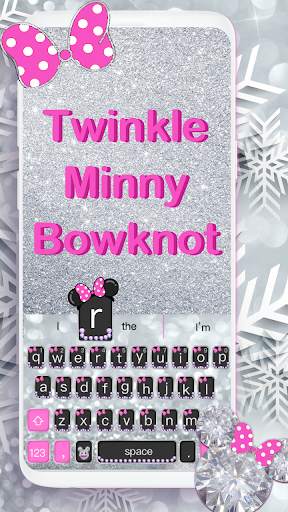 Twinkle minny bowknot keyboard screenshot 3