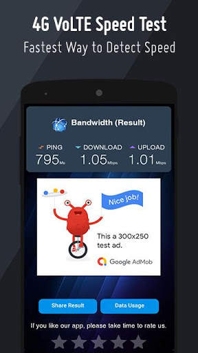 VoLTE Speed Test : 3G 4G Wifi SuperFast Meter screenshot 4