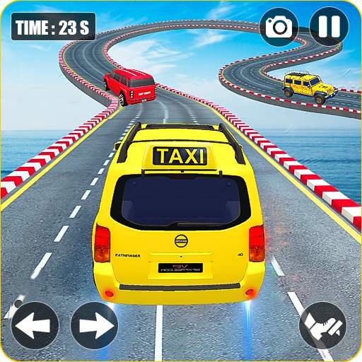 Prado Taxi Car Impossible Tracks Crazy Car Stunts 1.0