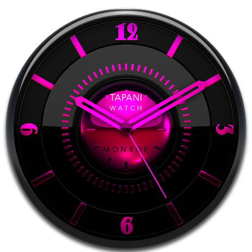 MONROE pink Designer Clock Widget icon