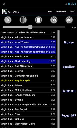 ArmAmp Music Player screenshot 2