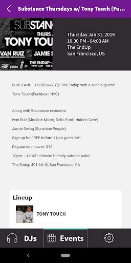 The DJ List - Profiles, Events, Music screenshot 4