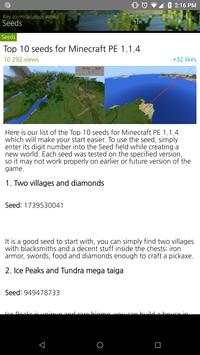 SEED downloader for Minecraft PE screenshot 4