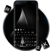 Teclado negro para Galaxy S9 icon
