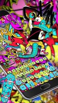 Skate Graffiti Keyboard Theme screenshot 1