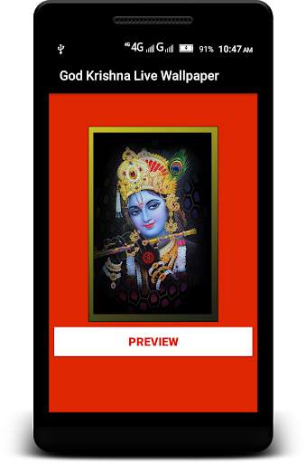 God Krishna Live Wallpaper screenshot 2