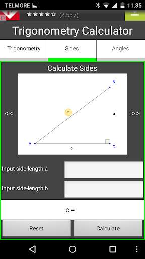 Trigonometry Calculator. screenshot 3