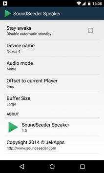SoundSeeder Speaker screenshot 3