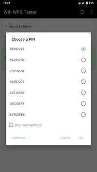 WPS WPA WIFI PIN TESTER screenshot 4