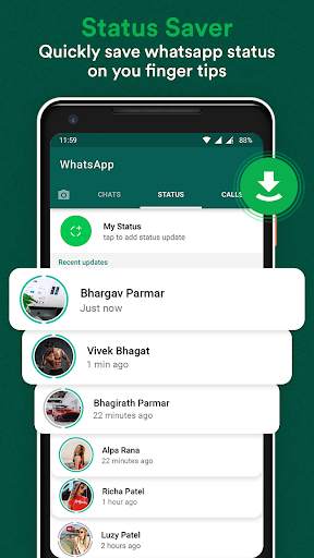 Status Saver for Whatsapp – Story Downloader app screenshot 1