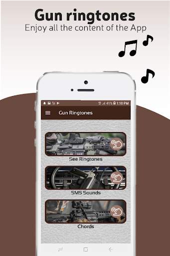 Gun ringtones free, gun sounds screenshot 2