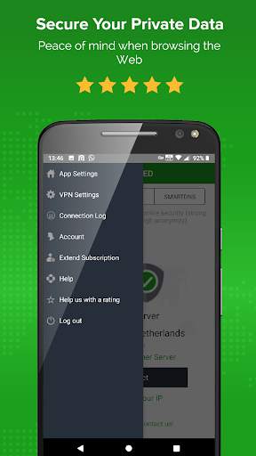Unlimited VPN app - Simple and easy to use - ibVPN screenshot 5