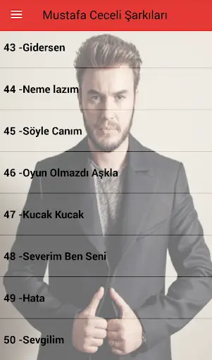 Mustafa Ceceli Şarkıları İnternetsiz ( 50 Şarkı ) screenshot 6
