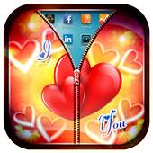 I Love U Zipper Lock Screen 1.0.1