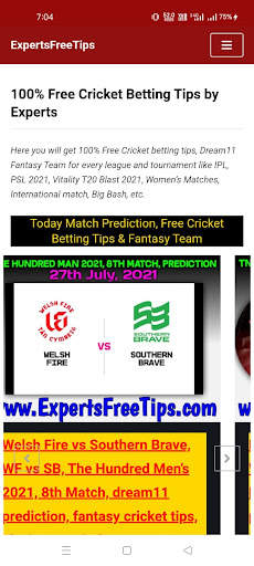 Free Cricket Betting Tips | By Expert Free Tips screenshot 4