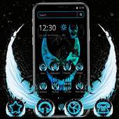 Blue Neon Evil Eyes Theme 1.1.2