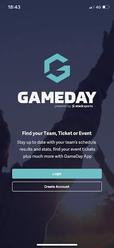 GameDay App screenshot 1