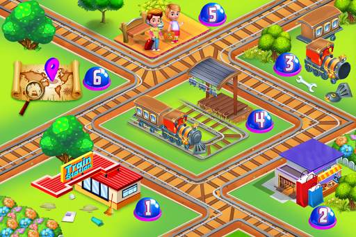 Train Station Simulator Game - Fun Games for Kids screenshot 3