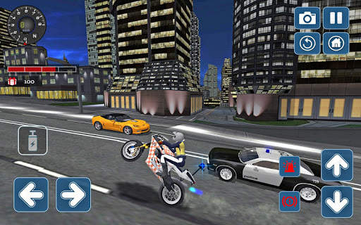 Police Motorbike 3D Simulator 2018 screenshot 3