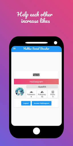 Hublaa Social Booster screenshot 1